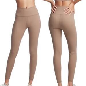 Bandier x Sincerely Jules The Rue Crossover Legging Nutmeg Brown Size L Yoga NWT